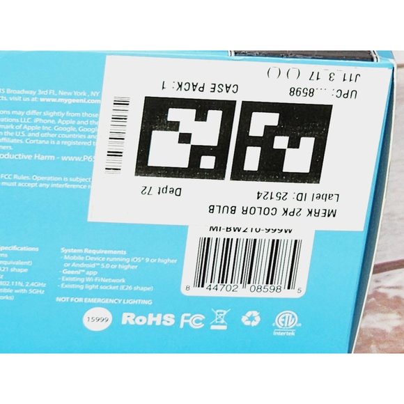 Upgrade Your Lighting System with Mercury 2 Pack RoHS Color+White LED Smart Wi-F - Picture 6 of 15